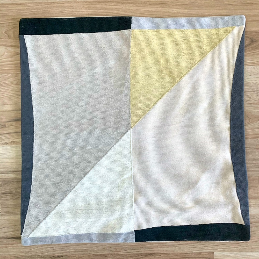 West Elm Abstract Modern Pillow Cover